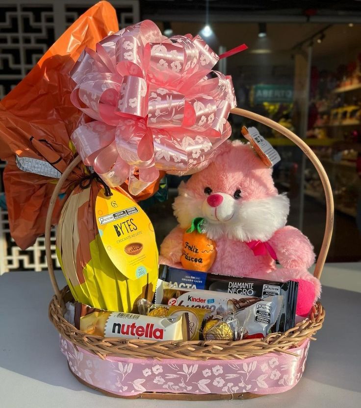 Cesta Encanto Rosé – Edição Páscoa Premium